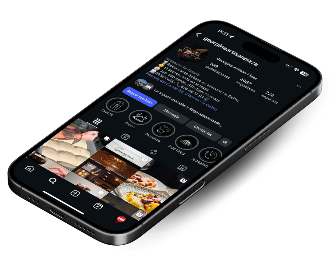 Detalle de nuestro Instagram