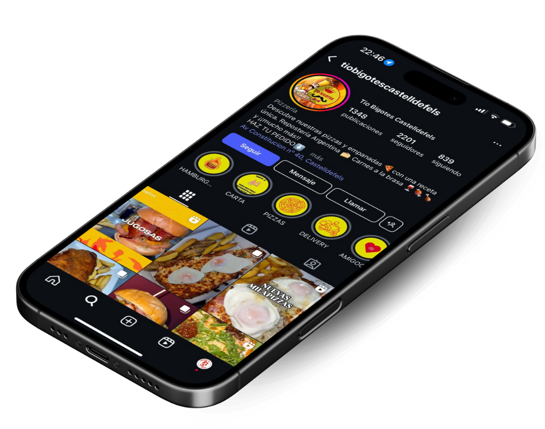 Detalle de nuestro Instagram