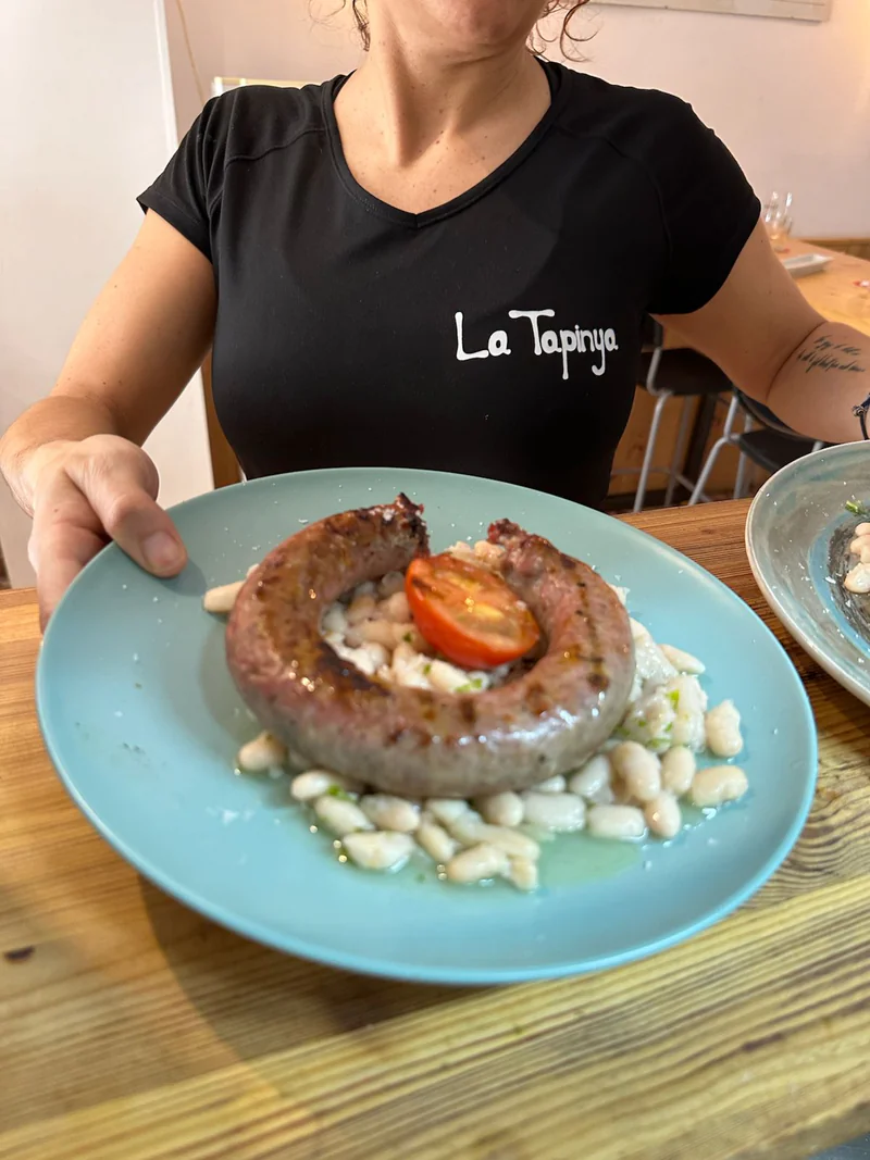 Butifarra con judías
