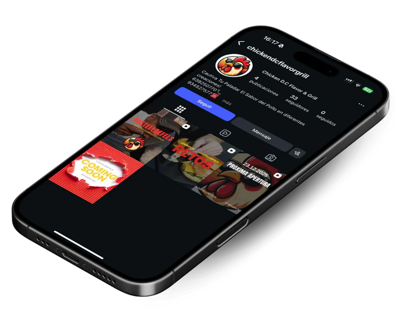 Detalle de nuestro Instagram