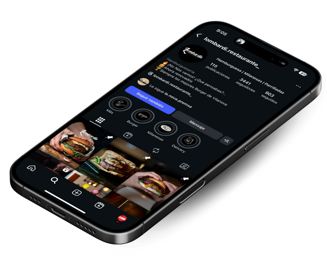 Detalle de nuestro Instagram