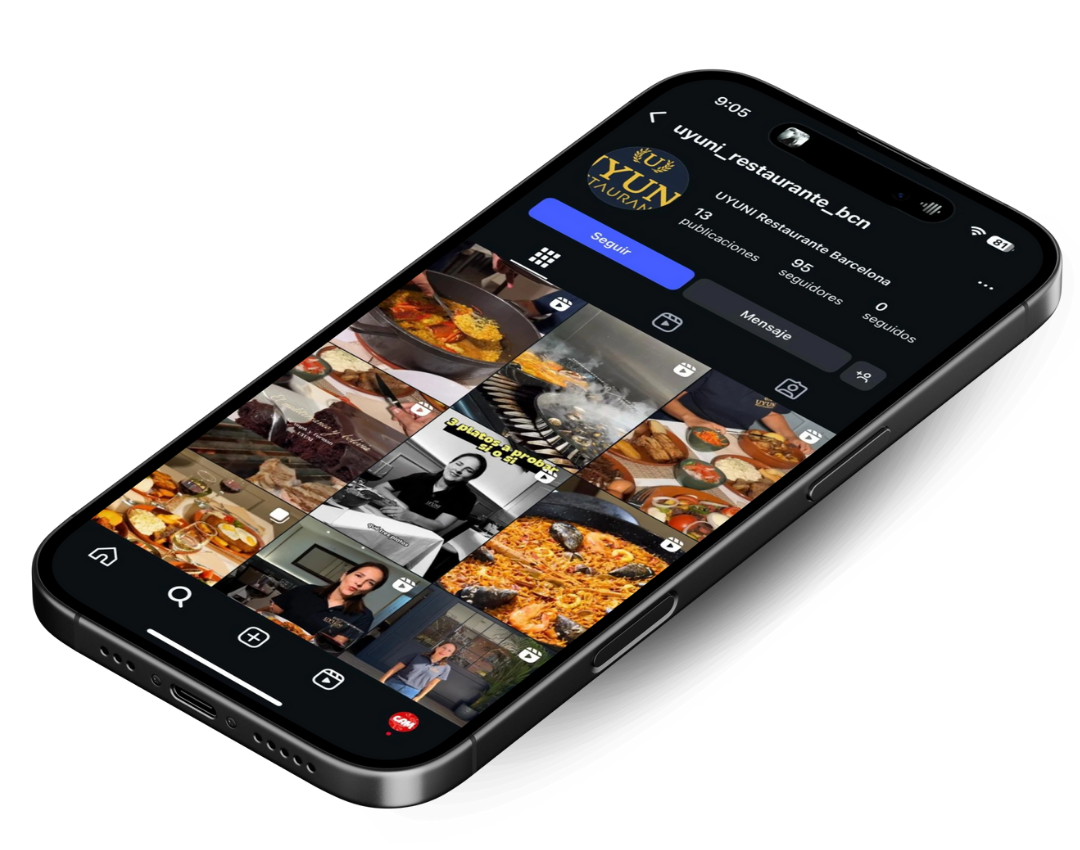 Detalle de nuestro Instagram