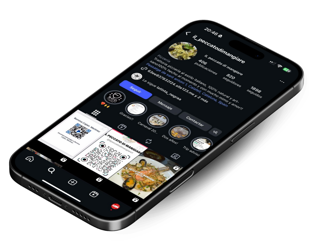 Detalle de nuestro Instagram