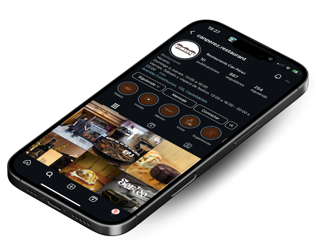 Detalle de nuestro Instagram