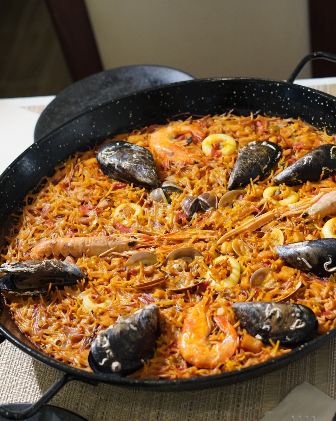 Paella de mariscos
