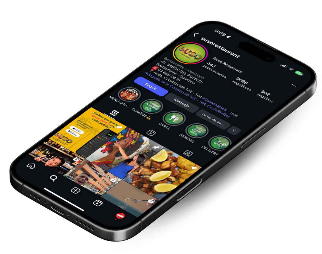 Detalle de nuestro Instagram