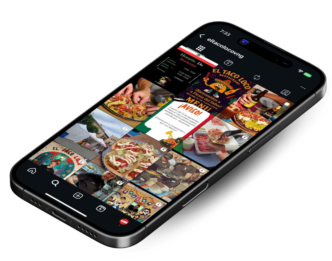 Detalle de nuestro Instagram