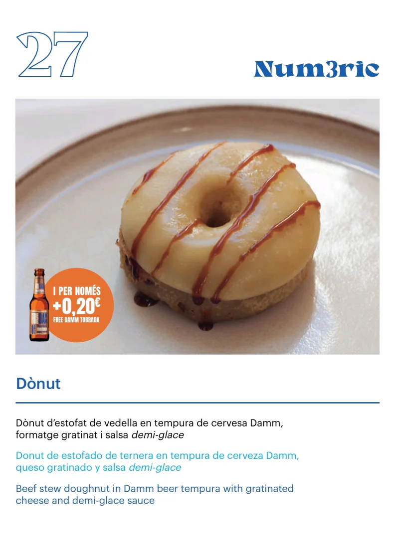 Donut estofado de carne