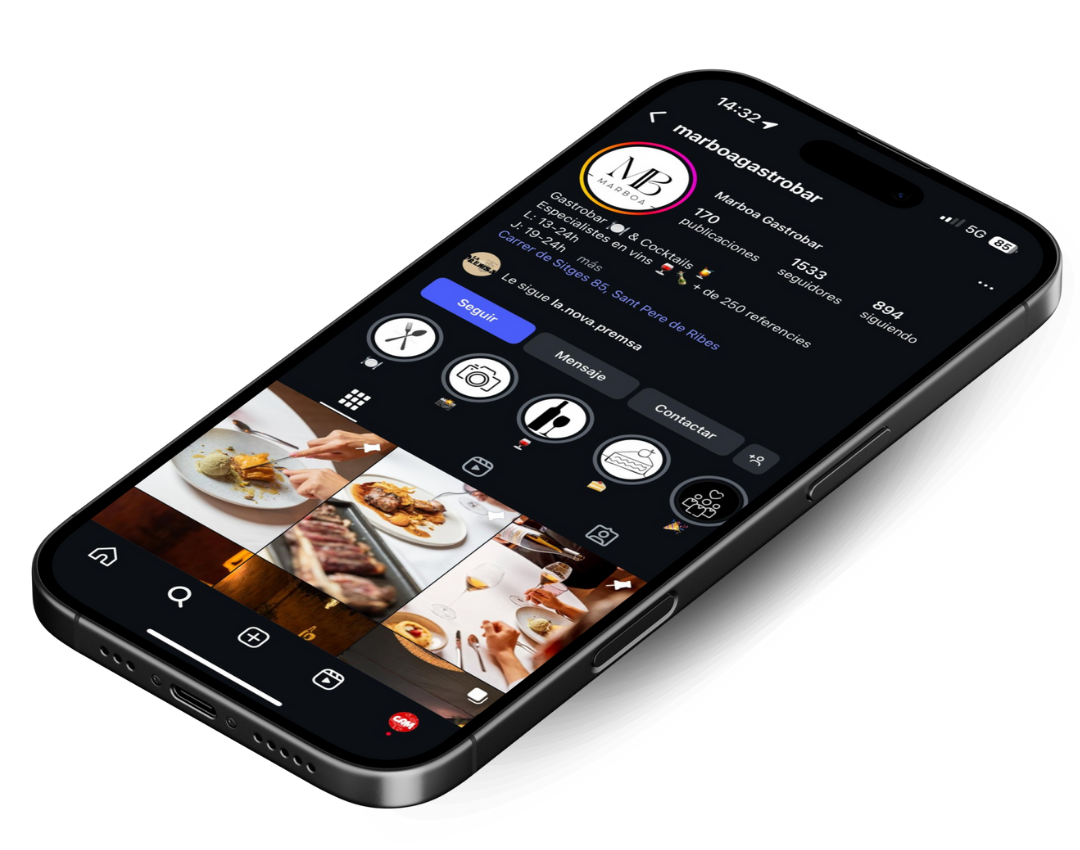 Detalle de nuestro Instagram