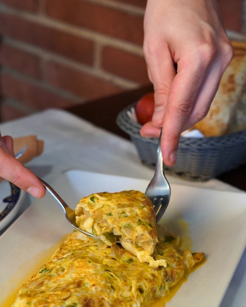 Tortilla de bacalao